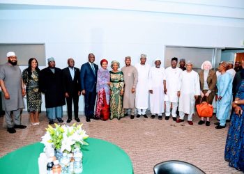 Gov. Umaru Bago joins other Northern Governors in a meeting with UN Delegates for partnership in critical Areas. 