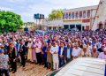 Governor Umar Bago attends funeral of late Hajiya Zainab Yakubu Garba wife of the Dep. Gov. 