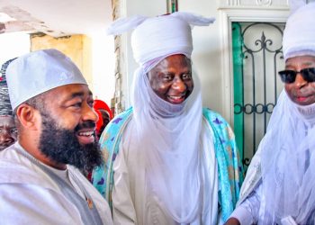 Governor Umar Bago attends a three day Prayer for the late wife of Deputy Governor.