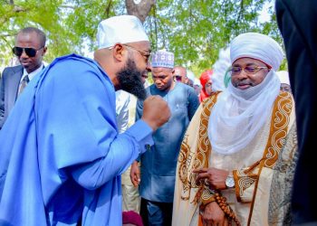Gov. Umar Bago felicitates with the Emir of Kontagora as he clocks50 years.