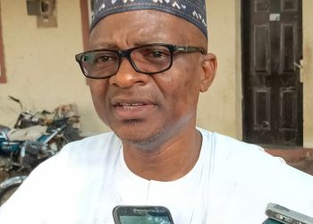 Hon. Comm. of Justice, Nasiru Mu’azu Condoles the Dep. Gov. Yakubu Garba over the demise of his wife.