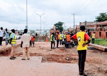 NIGROMA flag-off rehabilitation of 1.5km Abdulkadir Kure Ultra-Modern market road