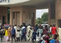 BREAKING: Office equipment and others looted as Kano protesters set NCC building on fire