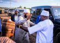 Governor Umaru Bago gets rousing welcome as he returns back.