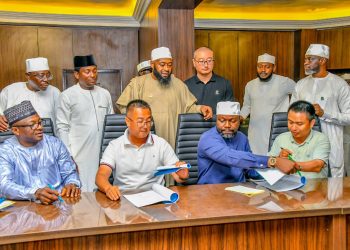 Niger state govt. Signs a leasing agreement with a Chinese firm for a plastic recycling plant in Buntu, Tafa