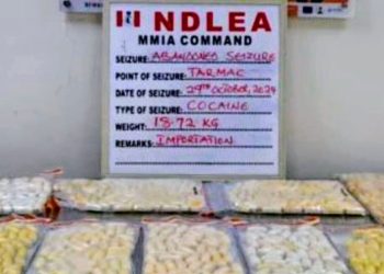 NDLEA recovered Drugs Worth ₦4.4bn Concealed In Ethiopian Airlines’ Aircraft