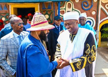 Governor Umaru Bago Attends the Turbaning of New Galadiman Nupe, DCG Aliyu Galadima RTD.