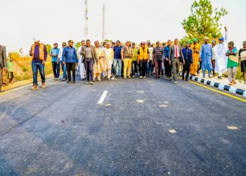 Farmer Gov Bago Expresses satisfaction with the 5km road Project in Lemu.