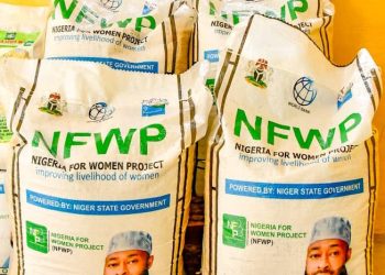 FG Inaugurates rice processing Mills in Niger state under the Nigeria for Women Project.