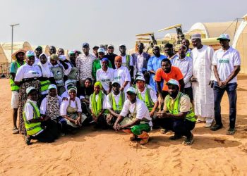 Niger State Ministry of Agriculture and Food Security inspects farmlands to enhance agricultural productivity. 