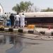Youths Scoop Fuel from Another Faulty Tanker in Taraba State