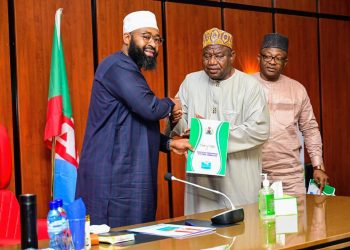 Niger Governor Umaru Bago Officially Sworn in New Members to the State Independent Electoral Commission.
