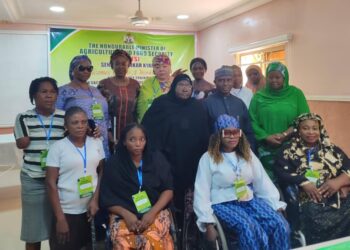 Federal ministry of agriculture trains women, people with special needs on sack farming, home gardens
