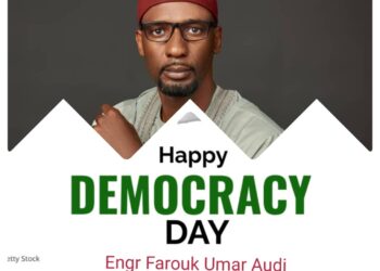 Democracy Day Message from Engr. Farouk Umar Audi Managing Director, Niger State Road Maintenance Agency (NIGROMA).
