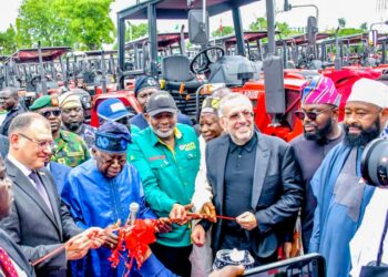 Niger State Governor Umaru Bago Attends Federal Government Inauguration of Over 2,000 Tractors.