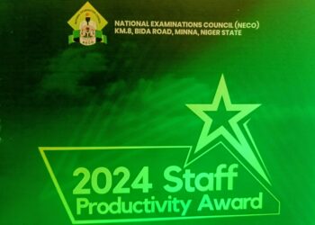 NECO Celebrates Excellence at 2024 Staff Productivity Award Ceremony. 
