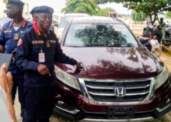 NSCDC Arrests Car Snatching Suspect in Niger State. 