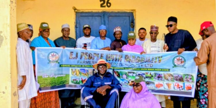 Empowerment Initiative for Persons with Disabilities Launches Farmers’ Cooperative Office in Minna