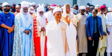 Niger State Governor Umaru Bago Attends Funeral of Ambassador Muhammad Haruna Manta