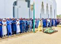 Farmer Governor Bago Attends Burial Prayer for Late Alh. Suleiman Umar Sanda, Father of the Lawmaker Representing Bosso Constituency . 