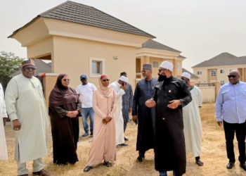 Governor Mohammed Umaru Bago Inspects the Three Arms Zone Project in Minna