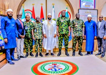 Farmer Governor Umaru Bago Visits Service Chiefs in Abuja