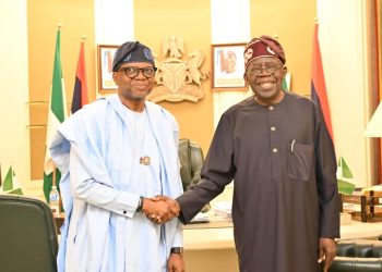 President Bola Ahmed Tinubu and Senator Mohammed Sani Musa Hold Productive Meeting at Aso Rock