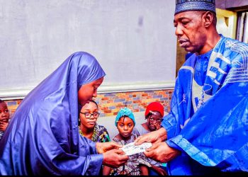 Governor Zulum Offers Condolences to Family of Deceased Army Officer in Minna