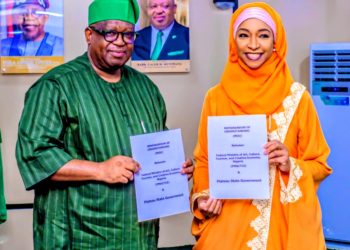 Governor Mutfwang Signs MoU with Fed Govt to Revamp Iconic Tourism Sites in Plateau. 
