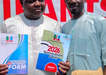 Hon Emmanuel Amanchi Picks up expression of interest and nomination forms for 2027 