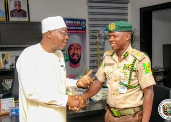 CONTROLLER OF CORRECTIONS, NIGER STATE COMMAND, PAYS COURTESY VISIT TO SECRETARY TO THE STATE GOVERNMENT