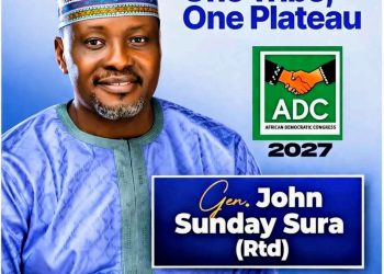 Plateau Guber Race : Rtd Gen. Sura assures Plateau of renewed hope ,if elected .