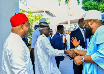 Governor Bago and Other PGF Members Pay Sallah Homage to President Tinubu