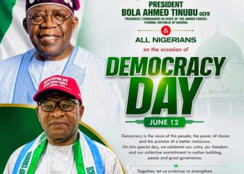 Democracy Day: Lameen Aliyu Praises Tinubu, Urges Nigerians to Maintain Faith in Democratic Values