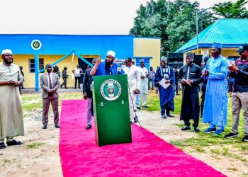 Governor Umaru Bago Opens Digital, ICT Center at Martin Sanda Girls Science College, Paiko.