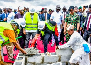 Niger State Governor Conducts Groundbreaking for the Permanent NYSC Orientation Camp