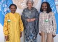 PROF. AMBASSADOR, MARY LAR VISITS THE UNITED NATIONS HEADQUARTERS IN NEW YORK CITY, U.S.A